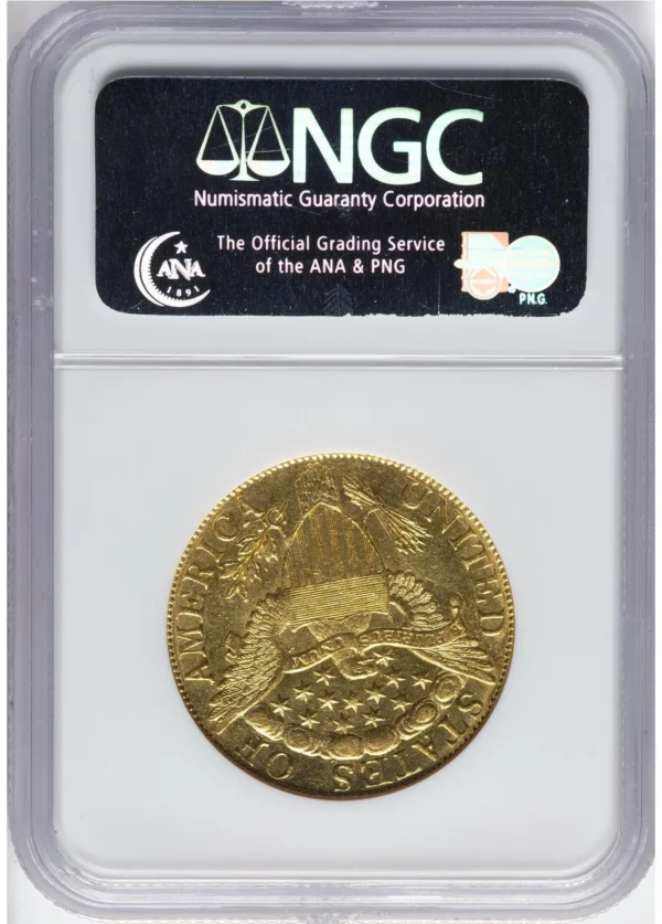 1804 DRAPED BUST $10 NGC MS 62 - Image 2