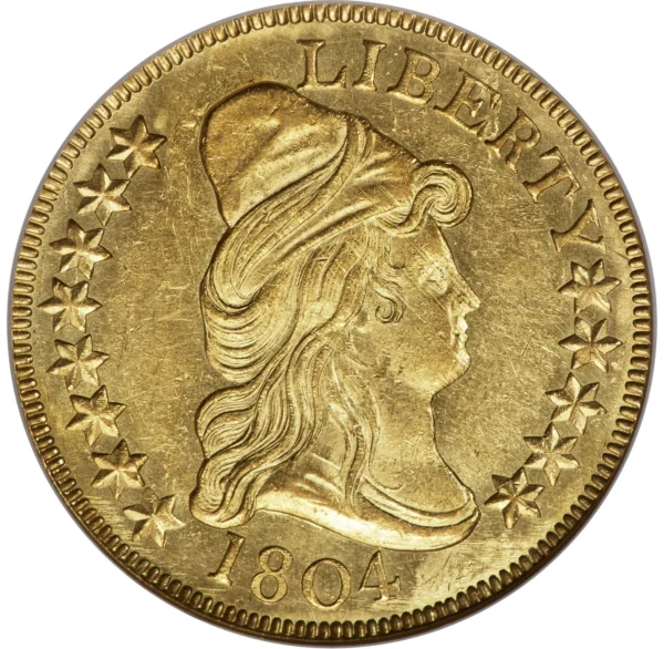 1804 DRAPED BUST $10 NGC MS 62 - Image 3