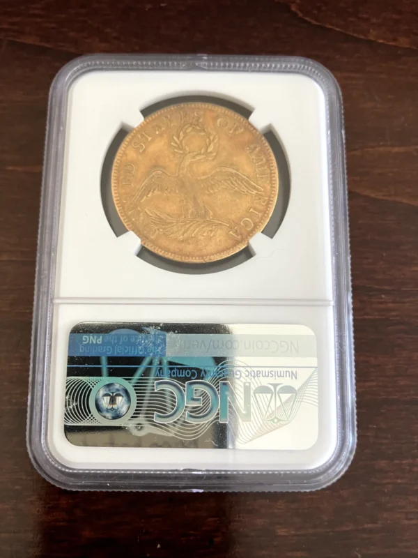 U.S. 1795 $10 13 LEAVES NGC 55 LIBERTY BUST UNITED STATES GOLD COIN - Image 4