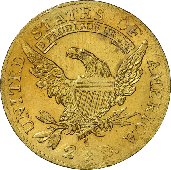 1808 CAPPED BUST $2.5 NGC AU 58 - Image 4