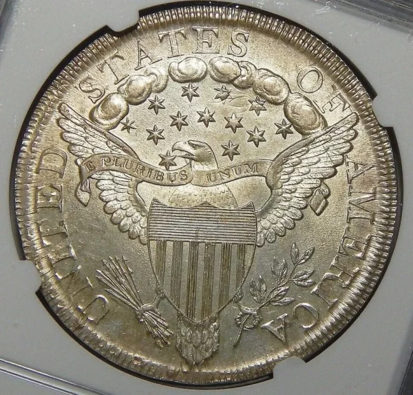 1799 NGC MS65 DRAPED BUST DOLLAR - Image 2